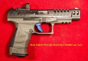 Walther PPQ Q5 MATCH COMBO Ported ed Optic Ready, fusto in polimero