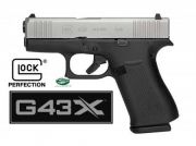 Glock 43X Silver cal.9x21