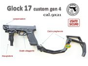 Glock 17 Gen 4 CUSTOM occasione cal.9x21 R.15595