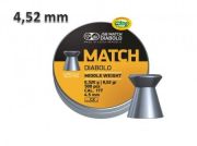 JSB Pallini MATCH DIABOLO MIDDLE WEIGHT cal.4,52mm 0,52gr