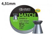 JSB Pallini MATCH DIABOLO LIGHT WEIGHT cal.4,51mm 0,475gr