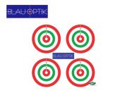 HTG BLAUOPTIK Bersaglio tricolore 4 spot 14x14