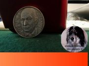 moneta medaglia argento Giorgio Almirante