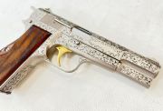 FN BROWNING High Power Renaissance Silver JMB Custom