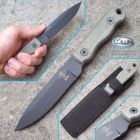 Ontario Ranger - Shiv - Black Canvas Micarta coltello