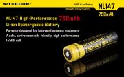 Nitecore - NL1485 - Batteria ricaricabile Li-Ion 14500 3.7V 850mAh