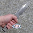 Knife Research - Enki - Convex Stone Washed - Green Canvas Micarta - c
