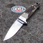 Cesare Tonelli - Integrale Clip Point Cervo Europeo - coltello artigia