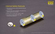 Nitecore - NL1834 - Batteria ricaricabile protetta Li-Ion 18650 3.7V d
