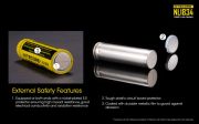 Nitecore - NL1834 - Batteria ricaricabile protetta Li-Ion 18650 3.7V d