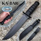 Ka Bar Ka-Bar - Black Fighting Knife - 02-1212 - Leather Sheath - coltello