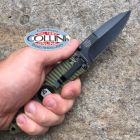 Hoffner Knives Hoffner - CQB-CT Od Green Folding knife 3.5" Black chiseled - coltell