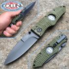 Hoffner Knives Hoffner - CQB-CT Od Green Folding knife 3.5" Black  chiseled - coltell