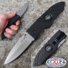 Hoffner Knives Hoffner - Black Flatline SWAT Folding 3.5" Satin - FK-S3CSS-FB - colte