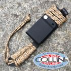 White River Knife and Tool White River Knife & Tool - BackPacker Black - Desert Paracord - colte