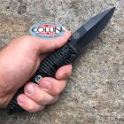 Hoffner Knives Hoffner - Black Folding knife 3.5" Black chiseled - coltello