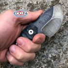 WanderTactical Wander Tactical - Tryceratops Compound - Raw & Black Micarta - coltell