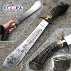 Jaguar Knives Jaguar - machete con impugnatura in cervo - Coltello Anni '90
