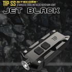 Nitecore - TIP SS - Jet Black - Portachiavi Ricaricabile USB - 360 lum