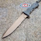 Chris Reeve Knives Chris Reeve - Green Beret Knife 7" by W. Harsey - Serrated Flat Dark E