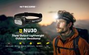 Nitecore - NU30 - Frontale Ricaricabile USB a triplo output luminoso -