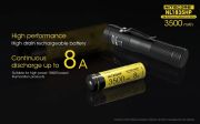 Nitecore - NL1835HP - Batteria ricaricabile protetta Li-Ion 18650 3.6V