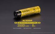 Nitecore - NL1835HP - Batteria ricaricabile protetta Li-Ion 18650 3.6V