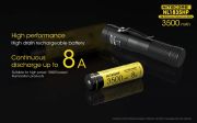 Nitecore - NL1835HP - Batteria ricaricabile protetta Li-Ion 18650 3.6V
