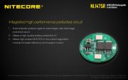 Nitecore - NL1475R MicroUSB - Batteria ricaricabile protetta Li-Ion 14