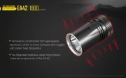 Nitecore - EA42 - 1800 lumens e 353 metri - Torcia Led