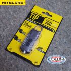 Nitecore - TIP + Clip - Silver - Portachiavi Ricaricabile USB - 360 lu