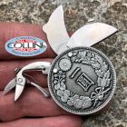 Coltelleria Collini Coin knife - Meiji Dragon Yen 1870-1914 - multiuso con lama, forbice e
