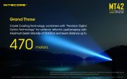 Nitecore - MT42 - Search Light - 1800 lumens e 470 metri - Torcia Led