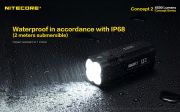 Nitecore - C2 - Concept 2 - 6500 lumens e 398 metri - Torcia Led