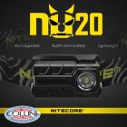Nitecore - NU20 - Black - Frontale Ricaricabile USB - 360 lumens e 80