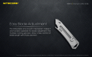 Nitecore - NTK10 EDC Titanium Utility Knife - taglierino cutter