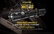 Nitecore - MH25GTS - Ricaricabile USB - 1800 lumens e 304 metri - Torc