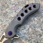 Olamic Cutlery - Wayfarer 247 knife - Dark Blast - 5 Holes Purple - co