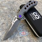 Olamic Cutlery - Wayfarer 247 knife - Dark Blast - 5 Holes Purple - co