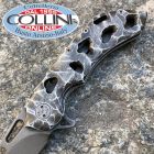Olamic Cutlery - Wayfarer 247 knife - Boneyard Gunkote - Funky Holes -