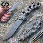 Olamic Cutlery - Wayfarer 247 knife - Boneyard Gunkote - Funky Holes -