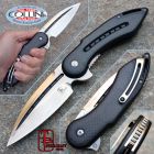 Begg Knives - Glimpse Fluted Blade Black G10 Carbon Fiber Inlays - Ste