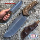 WanderTactical Wander Tactical - Uro Saw - Iron Washed and Brown Micarta - coltello c