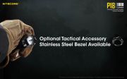 Nitecore - P18SSB - Tactical Stainless Steel Bezel per P18