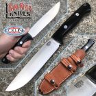 Bark River -  Bravo 1.5 Field knife - CPM 3V - Black Canvas - BA07124L