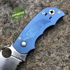 Approved Spyderco - Salsa knife - Alluminium blue - USATO - C135GP coltello