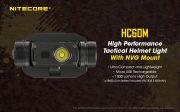 Nitecore - HC60M - Frontale NVG Mount - Ricaricabile USB - 1000 lumens