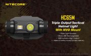 Nitecore - HC65M - Frontale NVG Mount - Ricaricabile USB - 1000 lumens