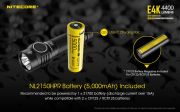 Nitecore - E4K + Batteria NL2150HPR Ricaricabile USB - 4400 lumens e 2