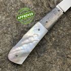 Approved Frank Centofante - Lockback Madreperla knife - COLLEZIONE PRIVATA - co